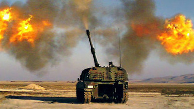 OBÜS'ler Suriye'yi vurdu