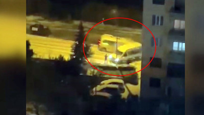 Bursa'da dolmuş, işçi servisine çarptı! O anlar kamerada