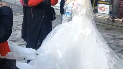 Kardan düğünle eğlendiler!