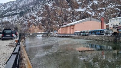 Gümüşhane buz kesti