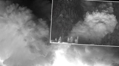 Dünyaca ünlü Ayder Yaylası'nda çığ düştü! Korku dolu anlar kameraya yansıdı