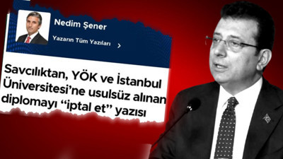 Nedim Şener'in iddiası yalan çıktı! İmamoğlu'ndan beklenen hamle geldi