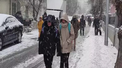 Van'ın 3 ilçesinde okullar tatil edildi