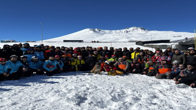 152 personel katılıyor! Erciyes'te çığ tatbikatı