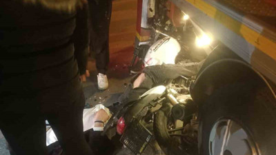 Vincin altında kalan motosikletliden acı haber