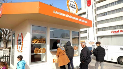 Samsun'da halk ekmek noktaları hizmete geçti