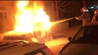 Fiat Tofaş alev alev yandı