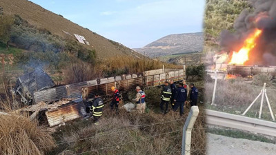 Hatay’da TIR alevlere teslim oldu! 1 ölü 1 yaralı