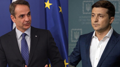 Miçotakis, Zelenski ile telefonda görüştü