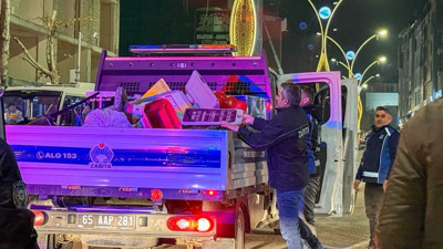 Büyükşehir Belediyesi'nden kaldırım işgaline son!