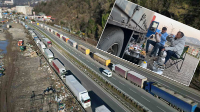 TIR Şoförlerinin sınır hattında iftar telaşı