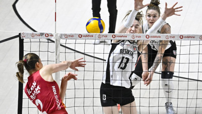 Galatasaray Daikin derbide Beşiktaş'a set vermedi