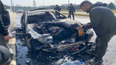 Park halindeydi! Küle döndü