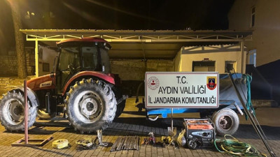 Tam teçhizatlı kaçak kazı yapanlar suçüstü yakalandı