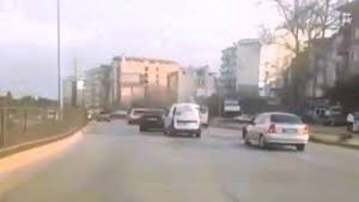 Denizli'de makas atan sürücüye para cezası