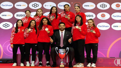 U23 Kadın Güreş Milli Takımı Avrupa şampiyonu oldu