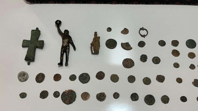 Roma dönemine ait! Çok sayıda sikke ele geçirildi