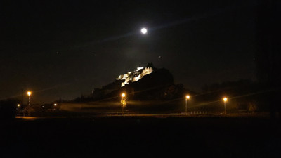 Yılda bir kez gerçekleşiyor! Van Kalesi ile dolunayın buluşması böyle görüntülendi