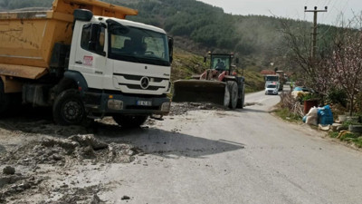 Yola beton döken kamyonun sahibi firmaya ceza