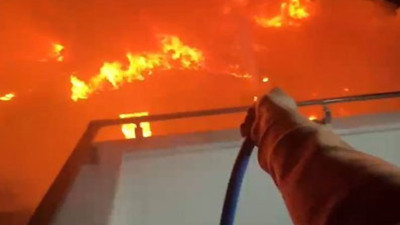 5 katlı binadaki yangında yürekleri ağıza geldi