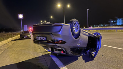 Kuzey Marmara Otoyolu’nda 2 araç çarpıştı: 5 yaralı