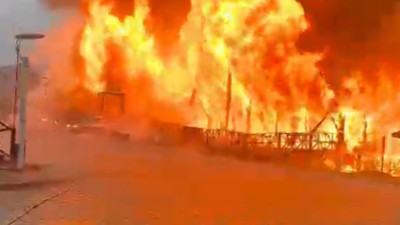 Bolu’da dün faaliyeti durdurulmuştu! Tesis alev alev yandı