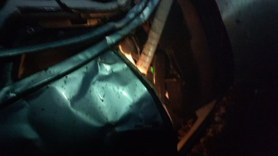 Aracı kontrolünden çıkan imam 70 metreden şarampole yuvarlandı