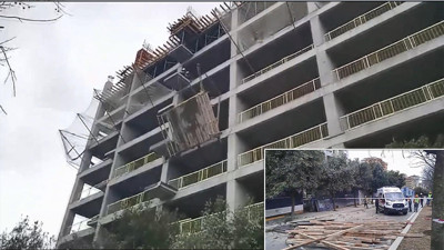 Ümraniye’de feci olay! İnşaat iskelesi çöktü: Yaralılar var