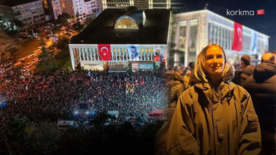 Korkma notuyla paylaştı: Ünlü model İmamoğlu için Saraçhane'ye gitti