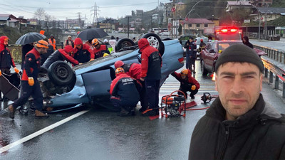 Rize’de feci kaza! Aydınlatma direğine çarpıp takla attı: 1 ölü