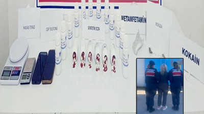 Manisa’da uyuşturucu taciri kadın jandarmaya yakalandı