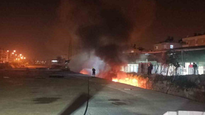 Tarsus’ta korkutan yangın