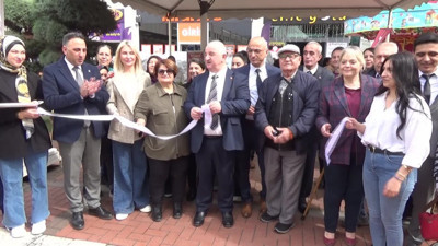 Huzurevi sakinlerinin el emeği ürünleri sergilendi