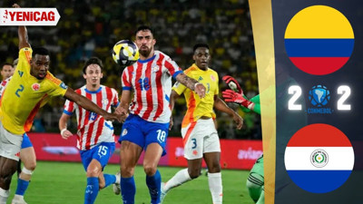 Kolombiya - Paraguay mücadelesi nefes kesti
