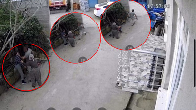 Zonguldak'ta dayısına "Evin önünden geçme" dedi! Kürekle saldırdı
