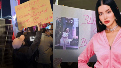 Kısmetse Olur yarışmacısından İmamoğluna ikonik destek! Saraçhane'ye damga vurdu