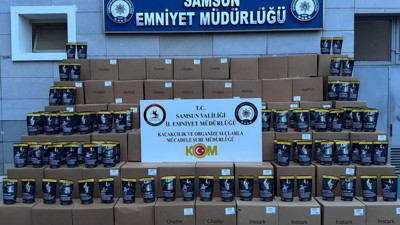 Samsun’da çok sayıda kaçak tütün ele geçirildi
