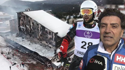 Uludağ’da otel alev alev yandı! Milli kayakçı baba ve oğuldan acı haber...