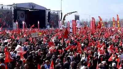 Maltepe'de İmamoğlu'na özgürlük mitingi... Alan hıncahınç doldu