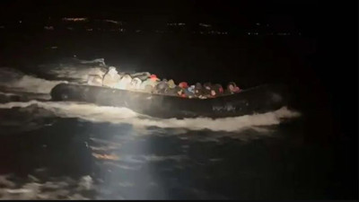 Ayvacık açıklarında 32 kaçak göçmen yakalandı