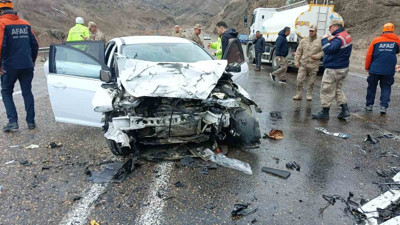 Ağrı’da feci kaza: 1 ölü, 6 yaralı