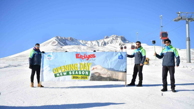 Erciyes’te kayak sezonu kapandı