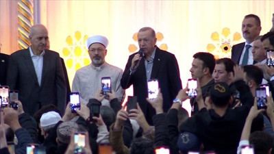 Erdoğan bayram namazını Büyük Çamlıca Camisi’nde kıldı. Filistin için birlik çağrısı yaptı