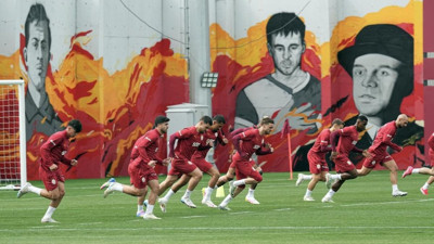Galatasaray, Fenerbahçe maçının hazırlıklarına başladı