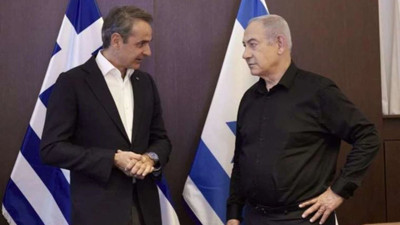 Netanyahu, Yunan mevkidaşı Miçotakis ile Batı Kudüs'te görüştü