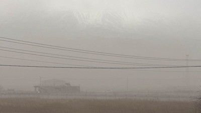 Iğdır’da toz bulutları hayatı felç etti