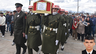 İspanya'da şehit olan Astsubay İrgi, memleketinde son yolculuğuna uğurlandı