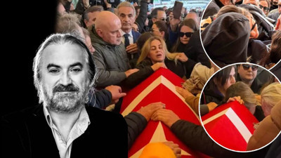 'Kuzeyin oğlu' Volkan Konak'a buruk veda... Eşinin haykırışları yürekleri dağladı!