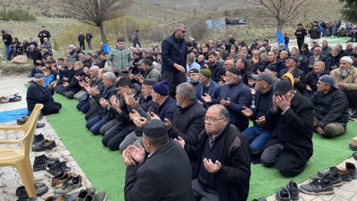 Konya’da yağmur ve şükür duası yapıldı