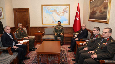 Bakan Güler Libya Ulusal Ordusu Kara Kuvvetleri Komutanı Haftar'ı kabul etti